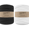 T-shirt Yarn Pack2x Black and White