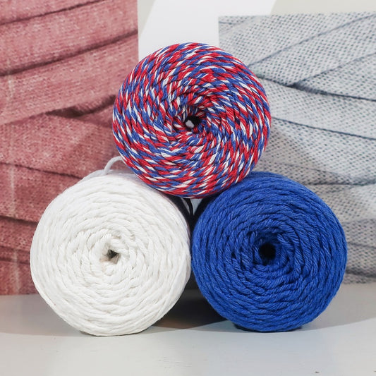 Barbante M 125g Pack3x Rouge Bleu Blanc