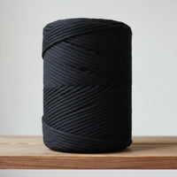 Rustic Macramé Cotton Black