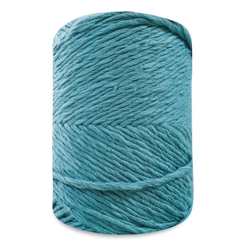 Coton Macramé Rustique Bleu Turquoise