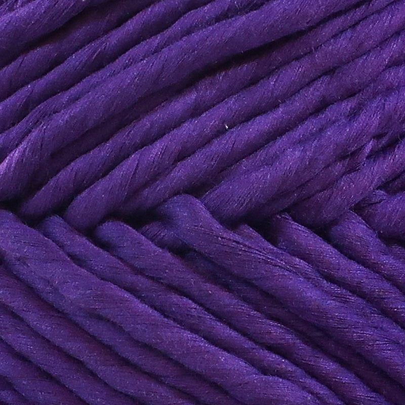 Macramé rustique en coton violet