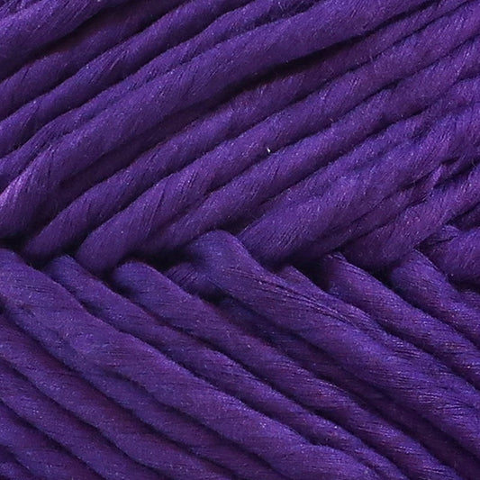 Macramé rustique en coton violet