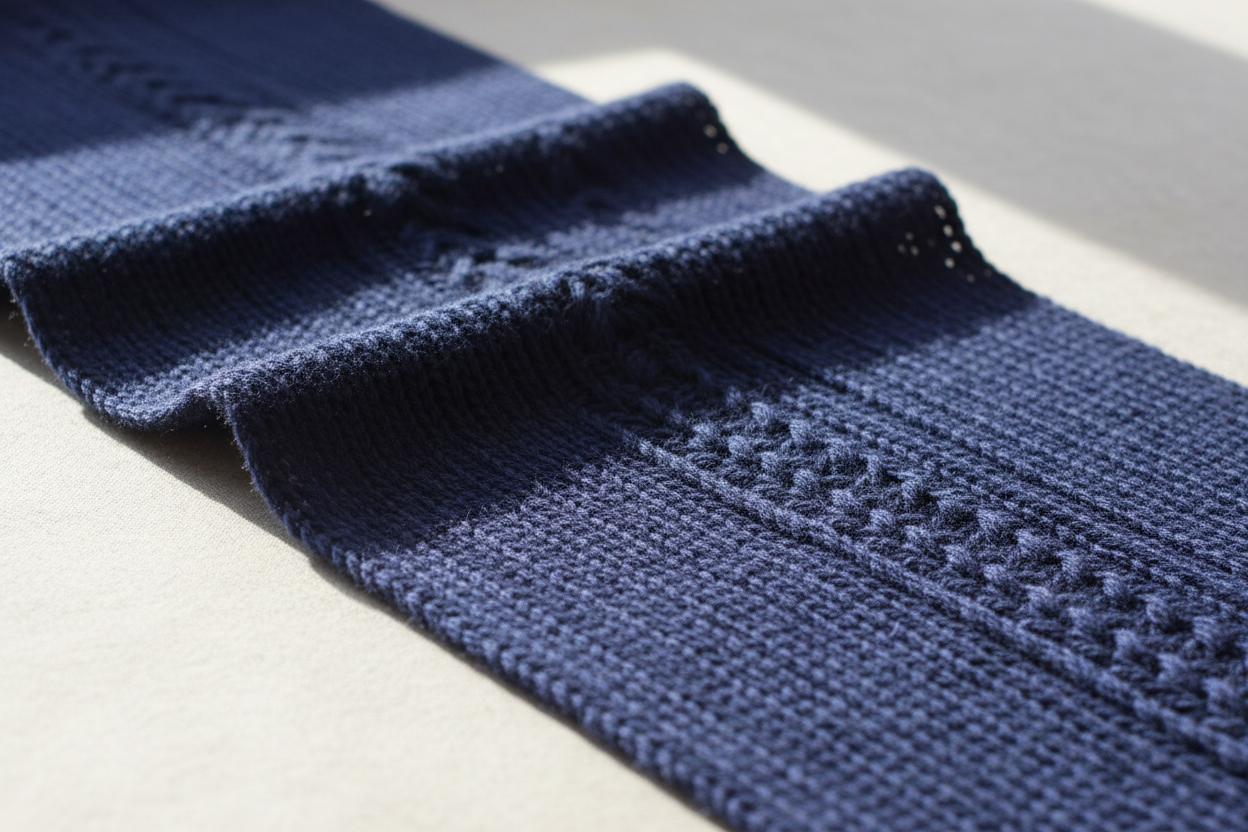 Rustic Cotton Deep Blue 100m