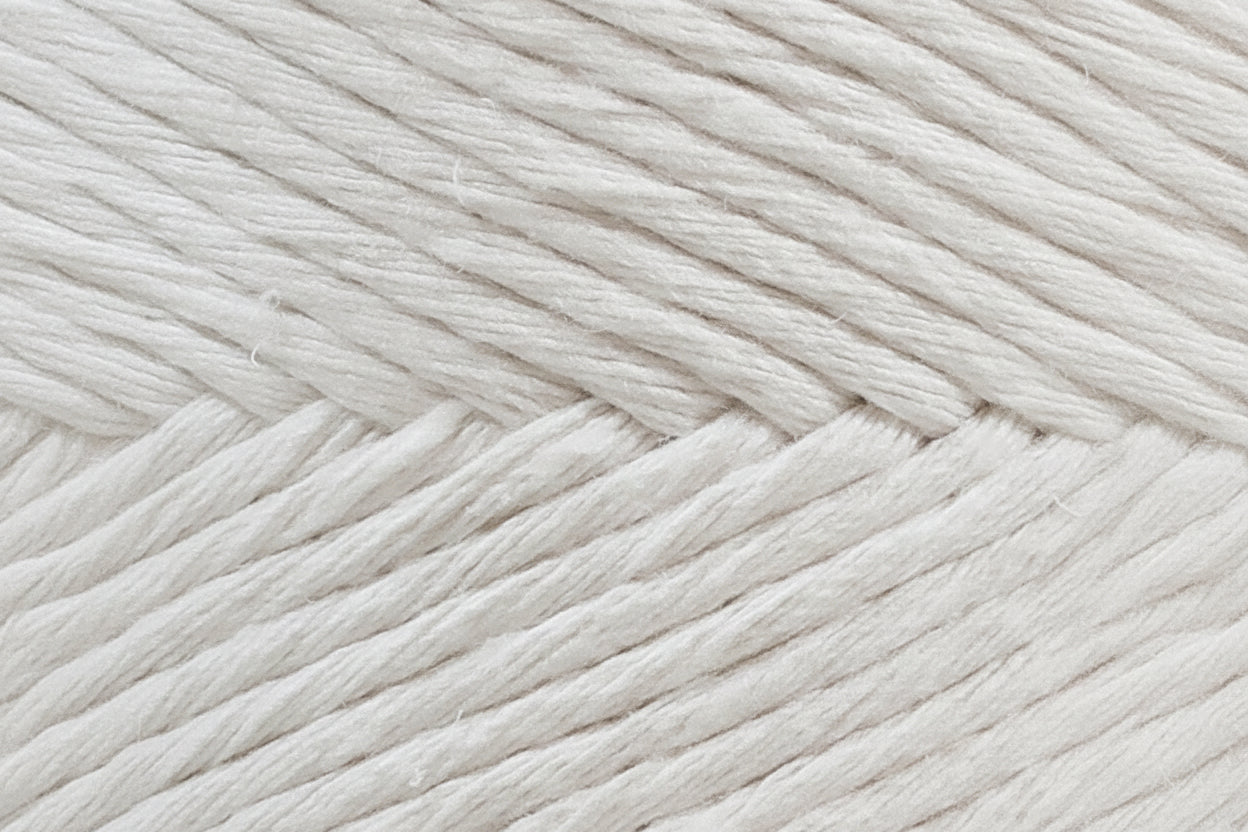 Barbante Yarn XXL Single Twist 4mm - 500g 100m Natural Ecru Cotton Bobbin