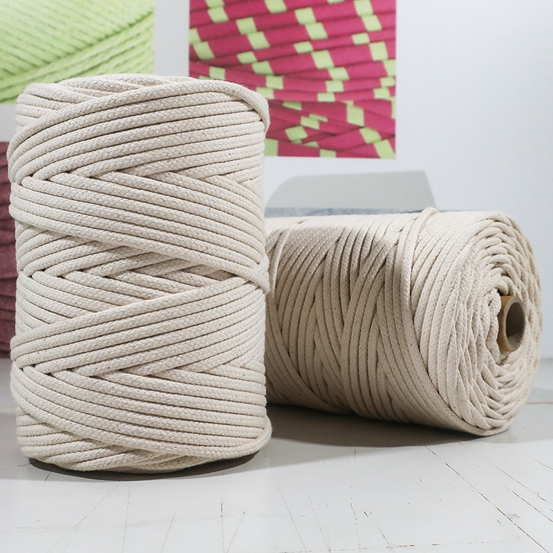 1Kg Natural Cotton Cord – 100% Cotton, Eco-Friendly, Soft and Durable