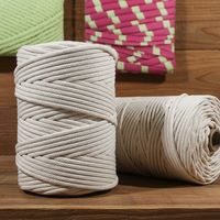 Cordão de algodão natural de 1 kg – 100% algodão, ecológico, macio e durável.