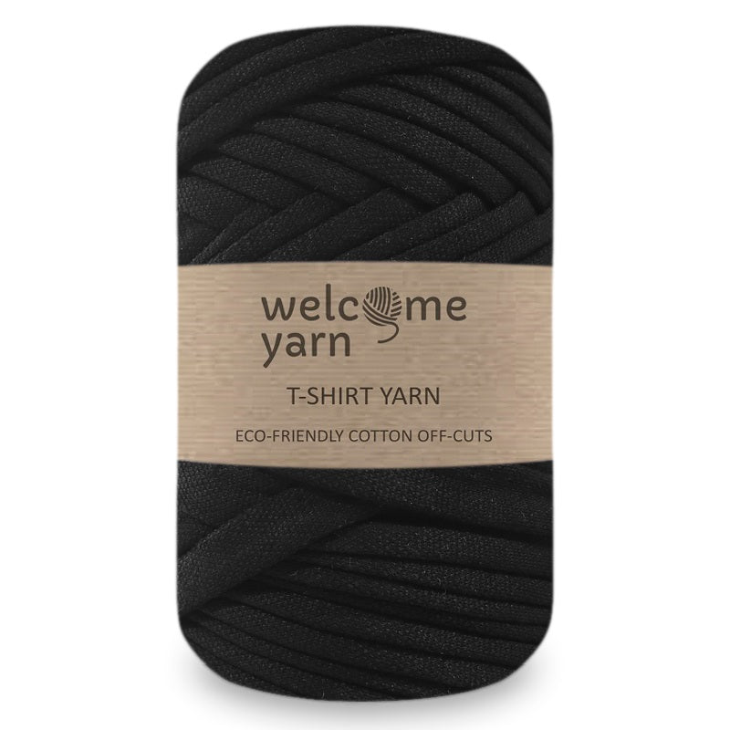 T-shirt Yarn Black