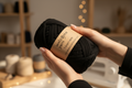 T-shirt Yarn Black