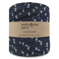 T-shirt Yarn Dark Blue Stripes
