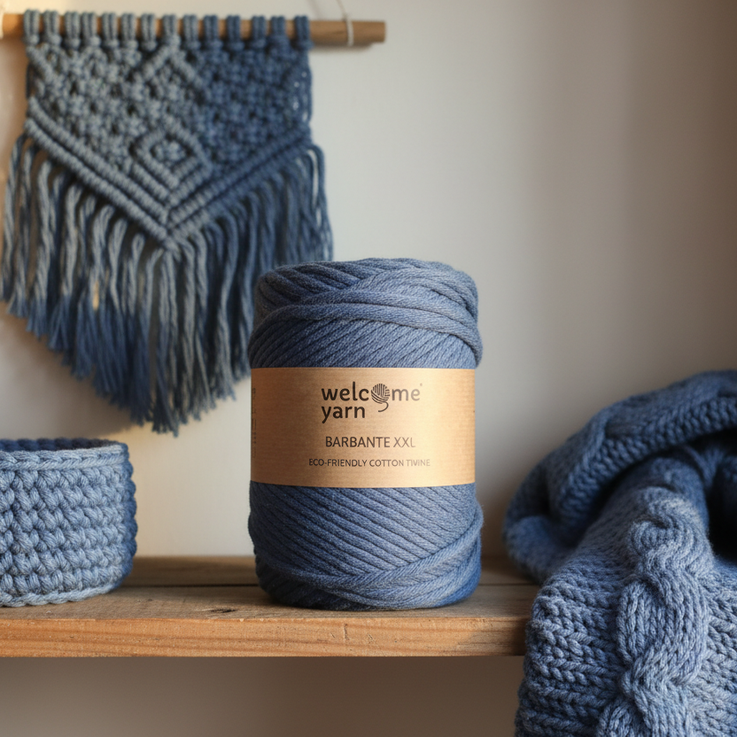 Fio Barbante XXL 300g Azul Ganga
