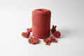Rustic Macramé Cotton Brick Orange