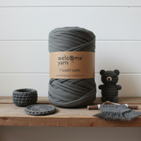 Rolo de Trapilho Fio de Malha Resídual Verde Acizentado