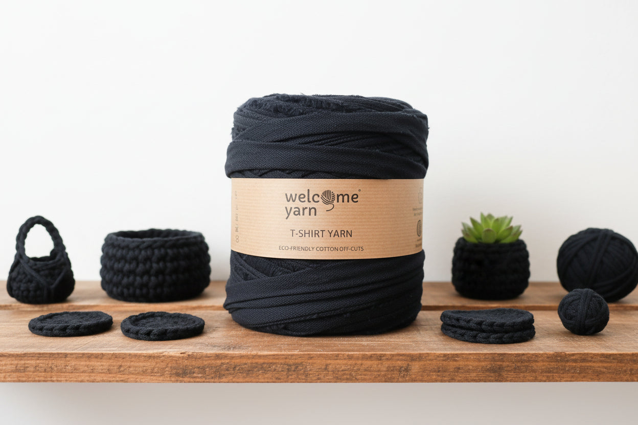 T-shirt Yarn Polo Dark Blue