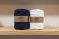 T-shirt Yarn Pack2x - Dark Blue and White