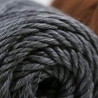 Pack 3x Rustic Cotton Purple Grey Brown