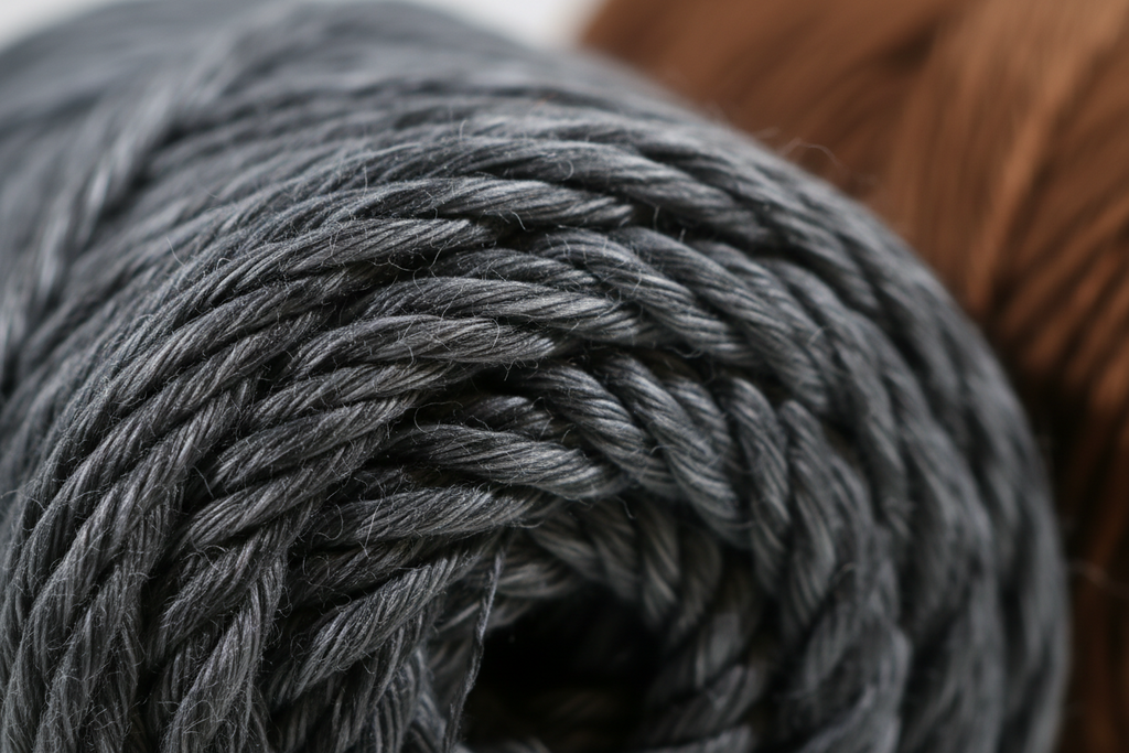 Pack 3x Rustic Cotton Purple Grey Brown