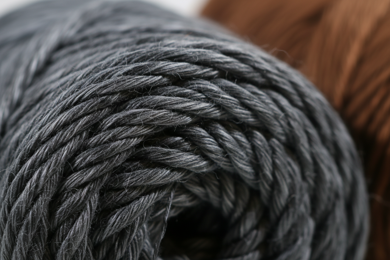 Pack 3x Rustic Cotton Purple Grey Brown