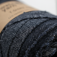 Trapilho franjado cinza escuro