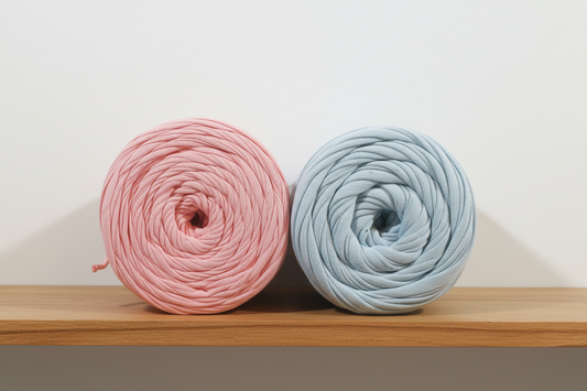 Trapilho Pack2x - Rosa e Azul