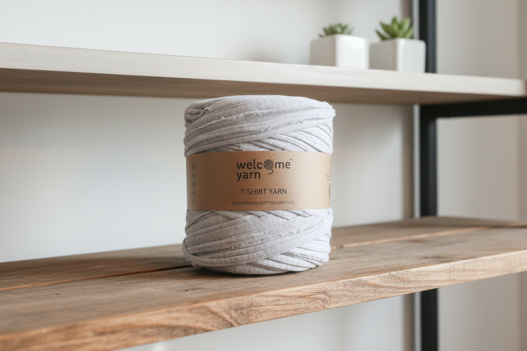 T-shirt Yarn Light Grey