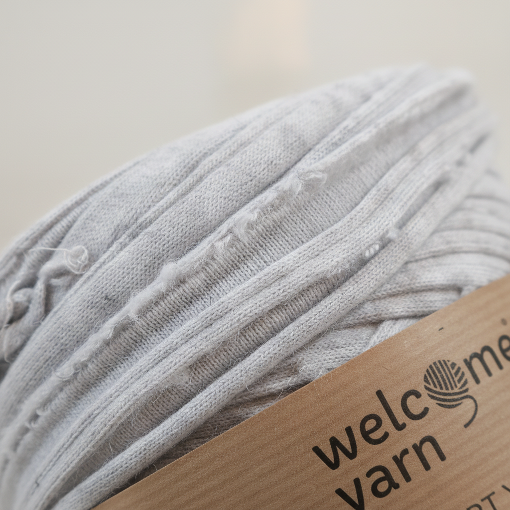 T-shirt Yarn Light Grey