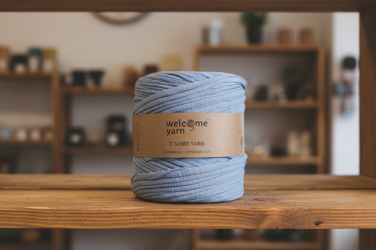 T-shirt Yarn Light Blue
