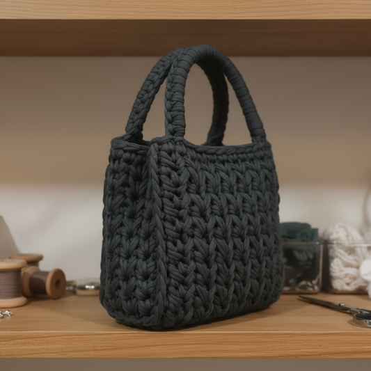 T-shirt Yarn Dark Grey