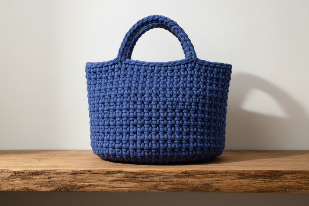 T-shirt Yarn Blue