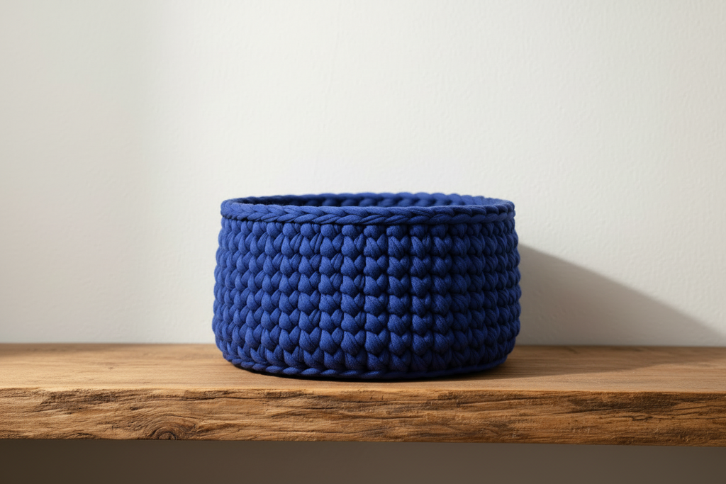 T-shirt Yarn Blue