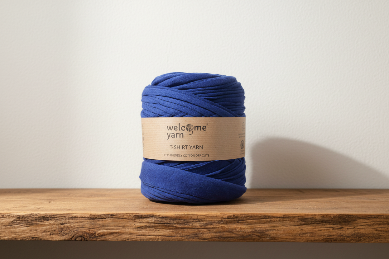 T-shirt Yarn Blue
