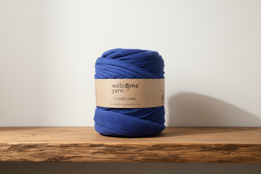 T-shirt Yarn Blue