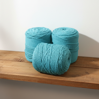 Cordon Coton Turquoise - Cotton Air - 5mm - 600g