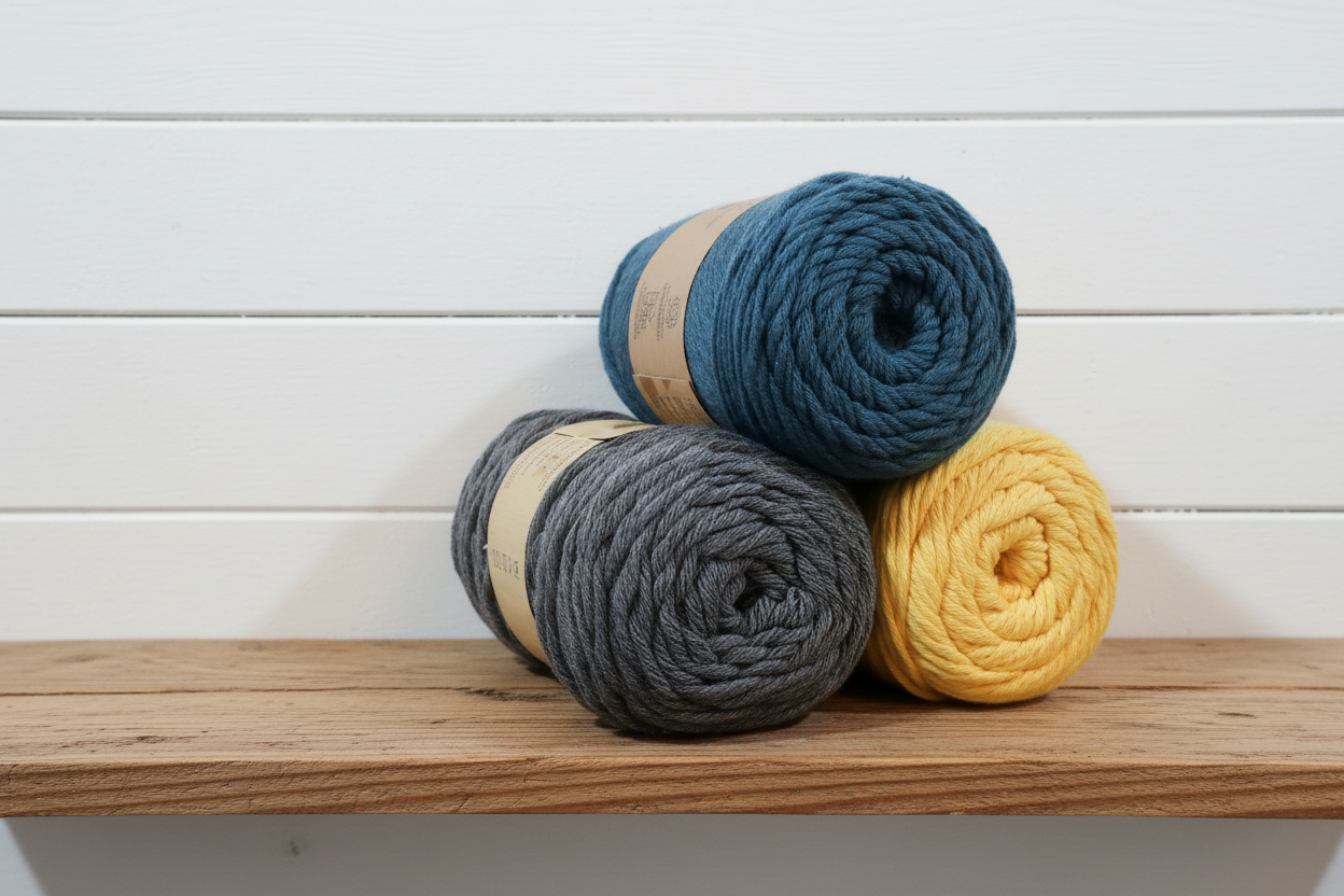 900g Barbante XL Grey Blue Yellow