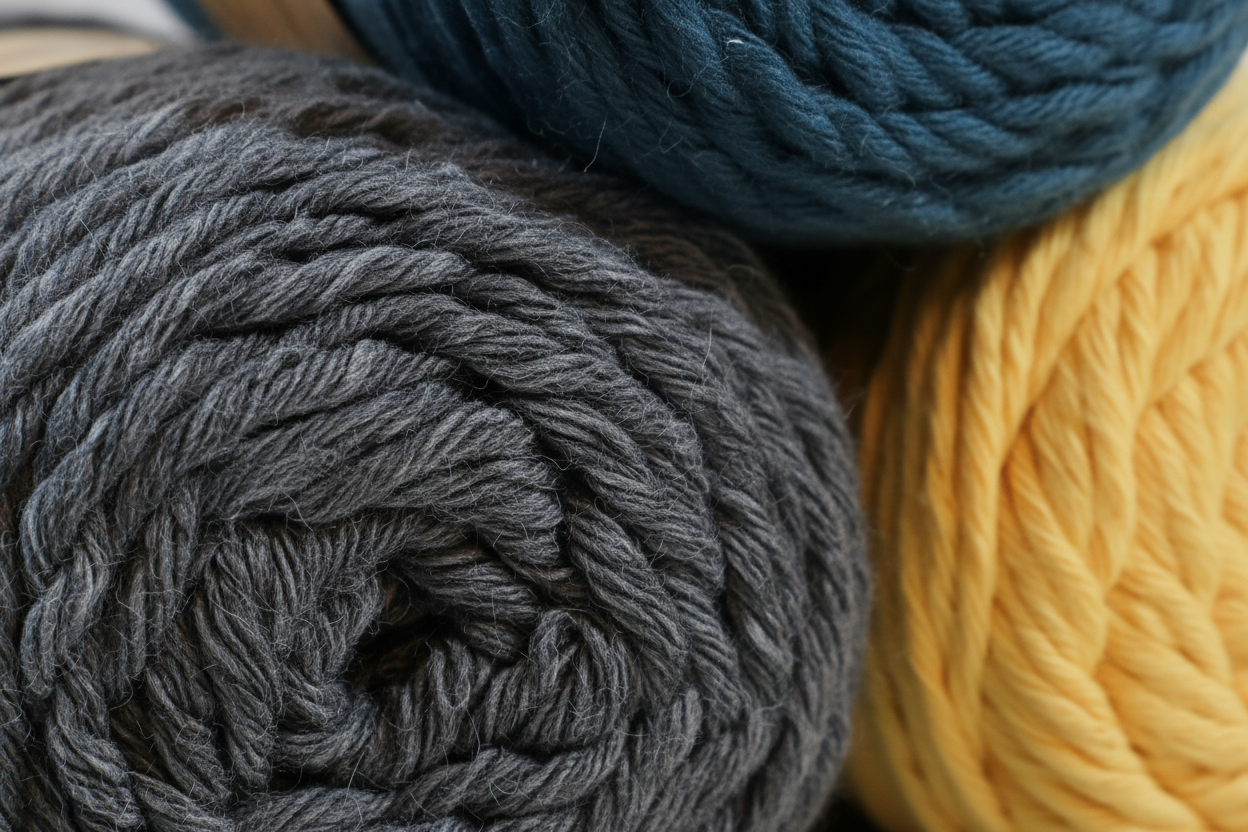 900g Barbante XL Grey Blue Yellow