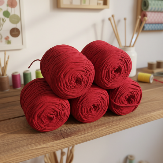 Pack 5 x Trapilho Vermelho - 2.ª Qualidade