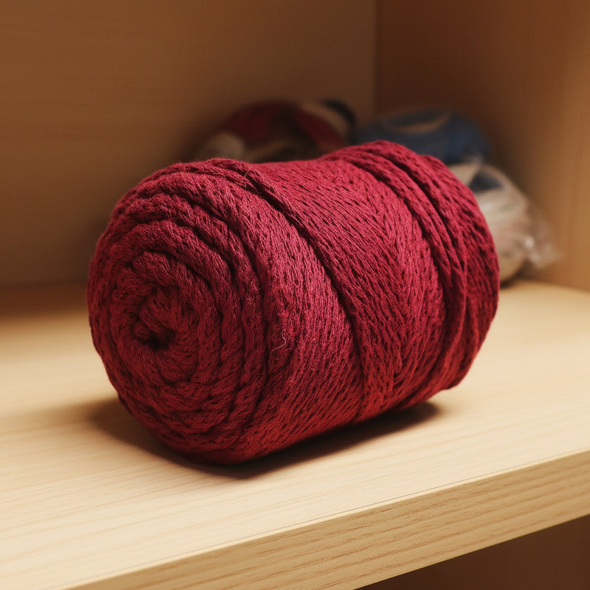 Cordão de Algodão 200g Bordô