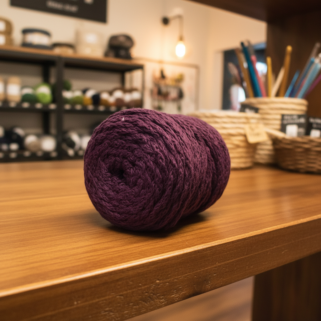 Cordão de Algodão 200g Beringela