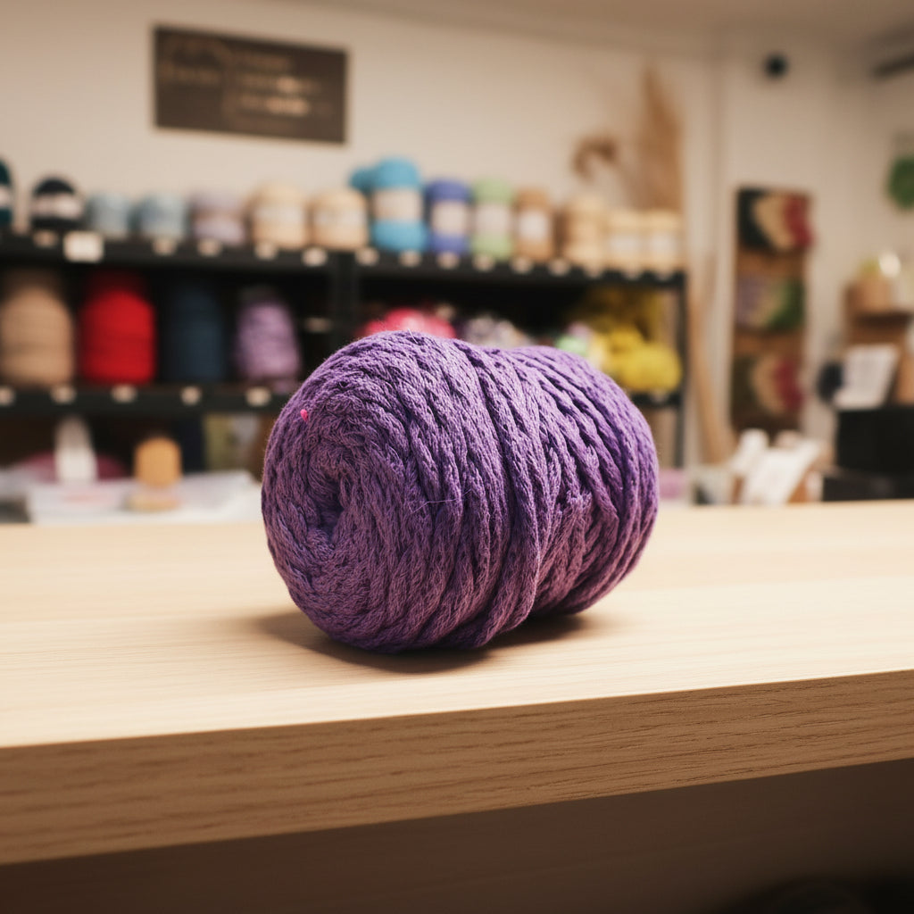 Cordão de Algodão 200g Roxo