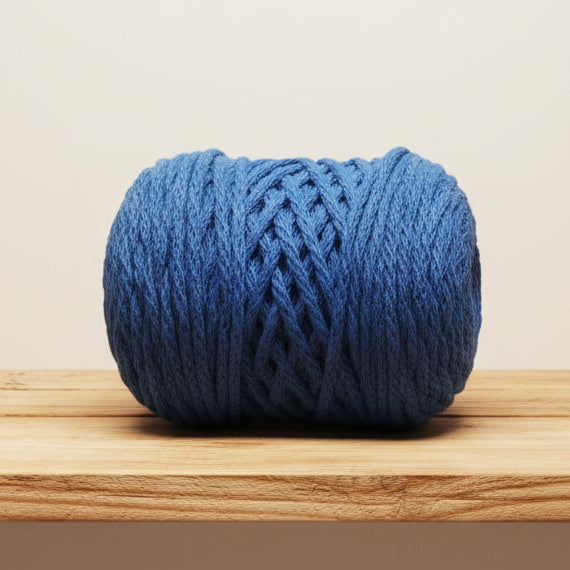 Cordão de Algodão 200g Azul Porto