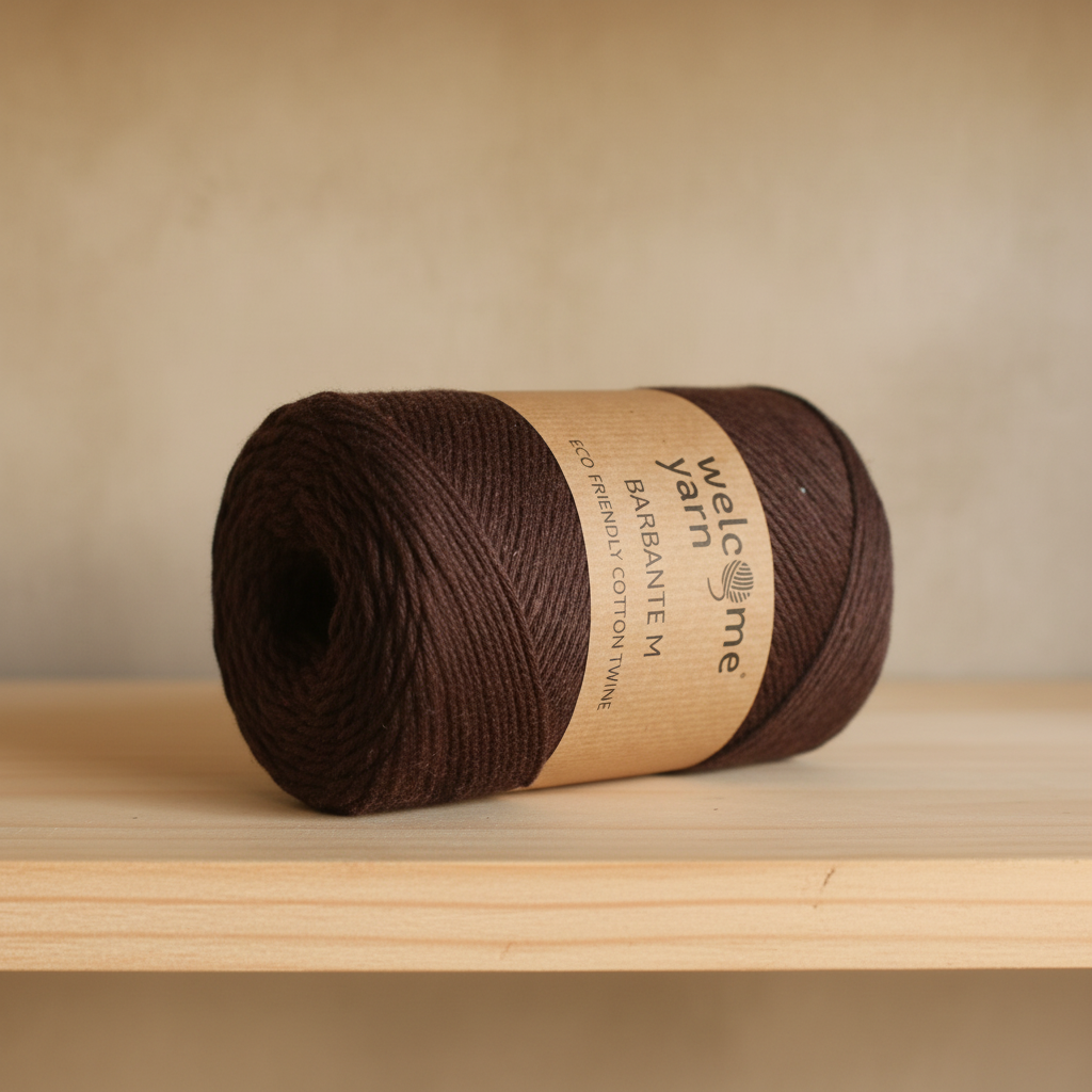 Fio Barbante M 300g Castanho Chocolate