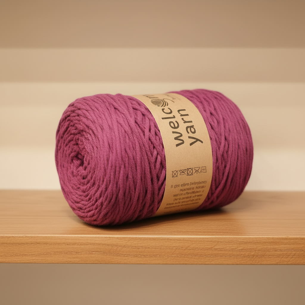 Fio Barbante XL 500g Rosa Framboesa