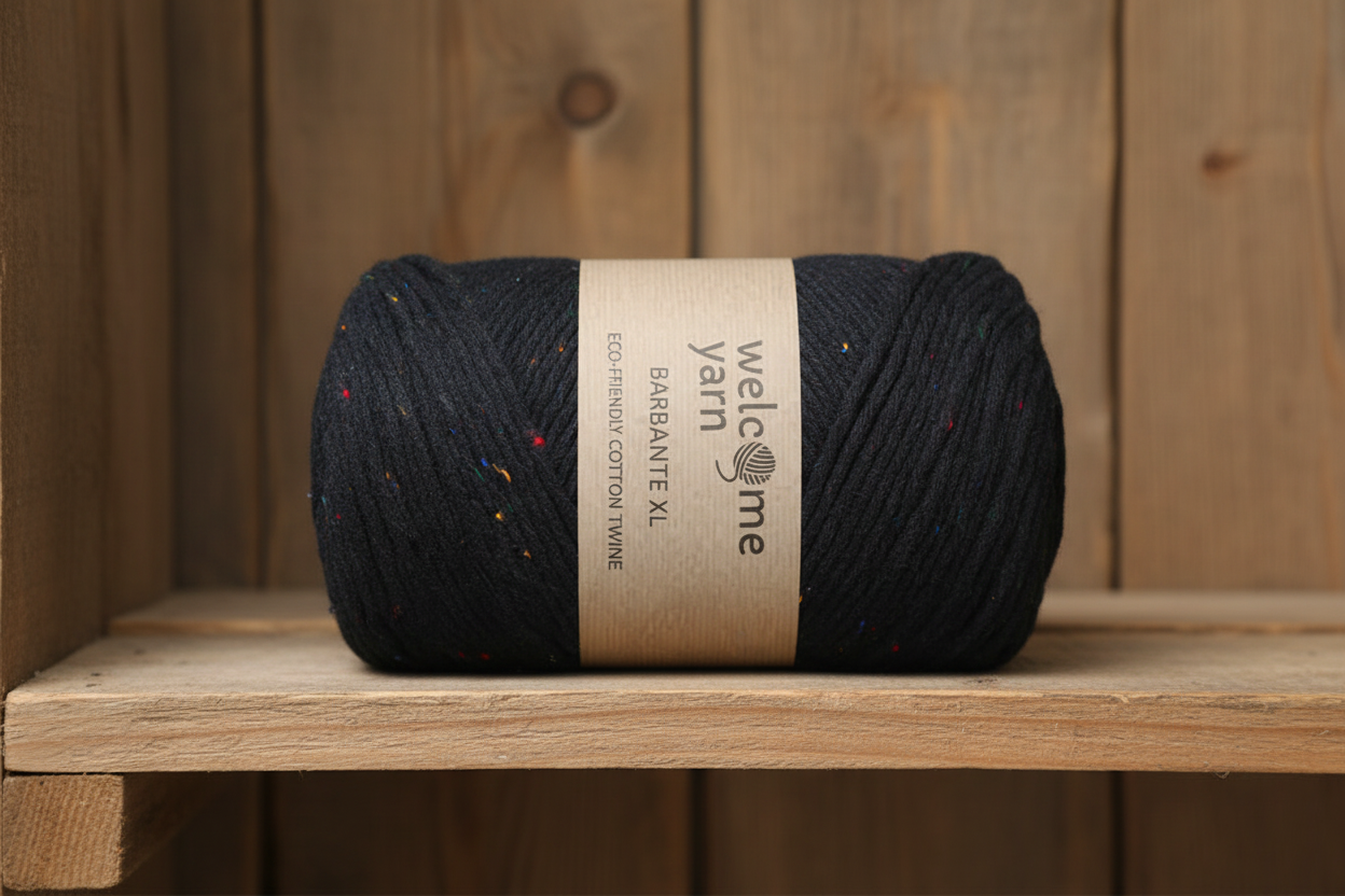 Barbante XL Noir chiné