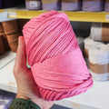 Rustic Macramé Cotton Fuchsia Pink
