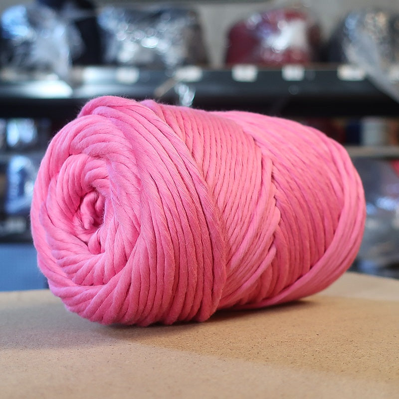 Rustic Macramé Cotton Fuchsia Pink