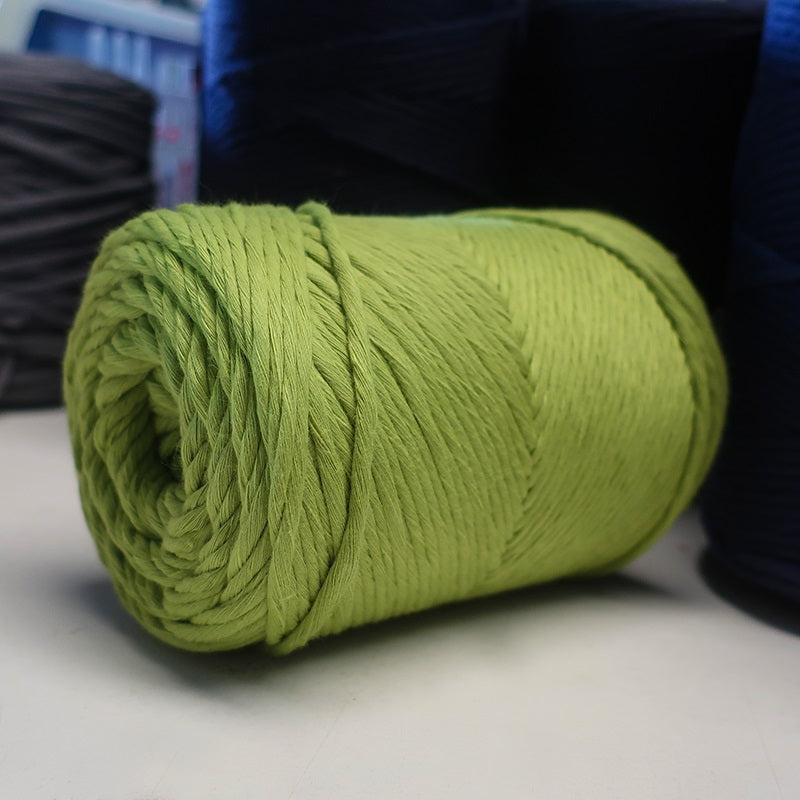 Rustic Macramé Cotton Light Green