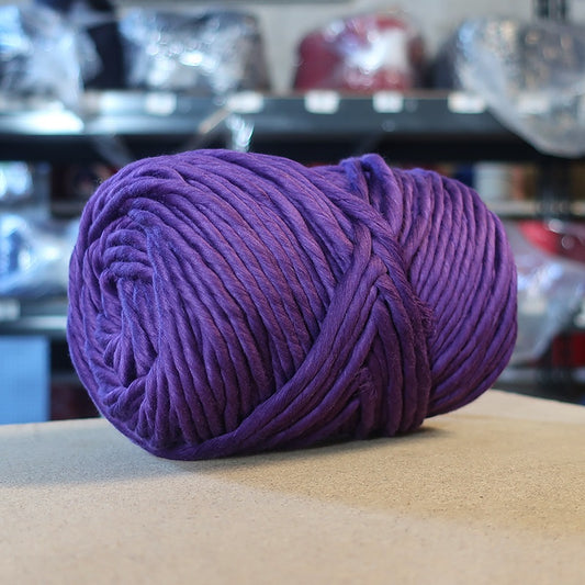 Rustic Macramé Cotton Purple