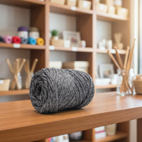 Algodão Rústico Preto e Cinza