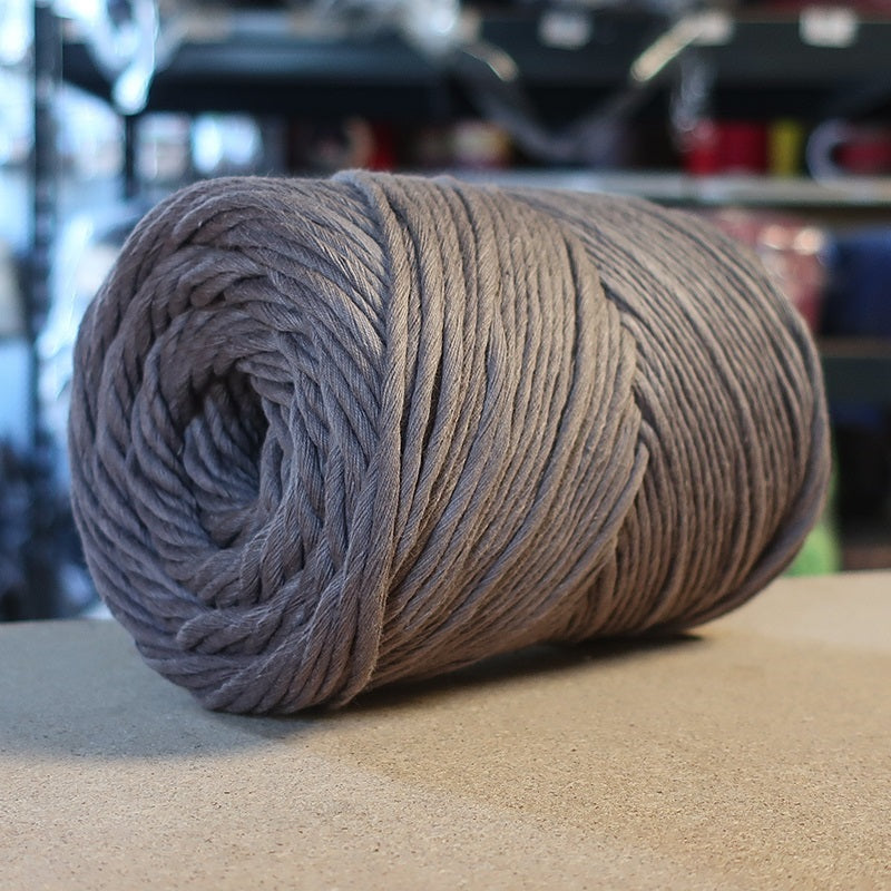 Rustic Macramé Cotton Beige-Grey