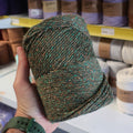 Rustic Macramé Cotton Mottled Green