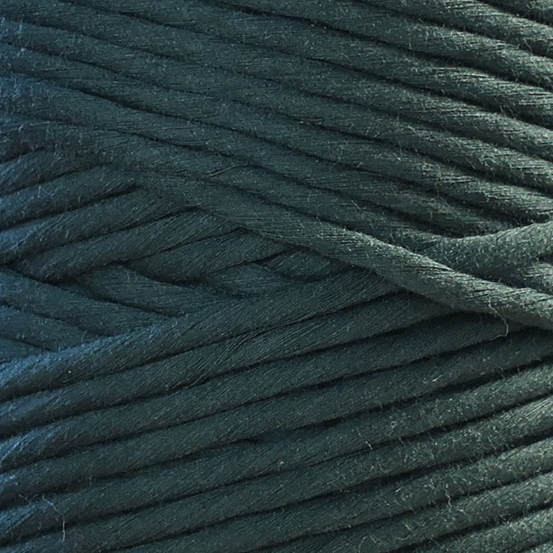 Macramê rústico, folha de algodão, verde, 200m